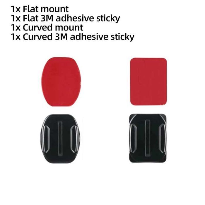 Samoprzylepny uchwyt na kask do kamer sportowych DJI Insta GoPro