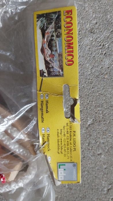 Nowy Hamak ogrodowy 200x90