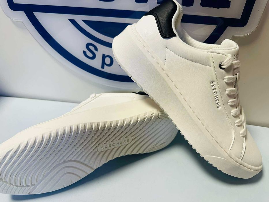 Skechers Court Break sneaker 183175/WHT  męskie obuwie białe  45