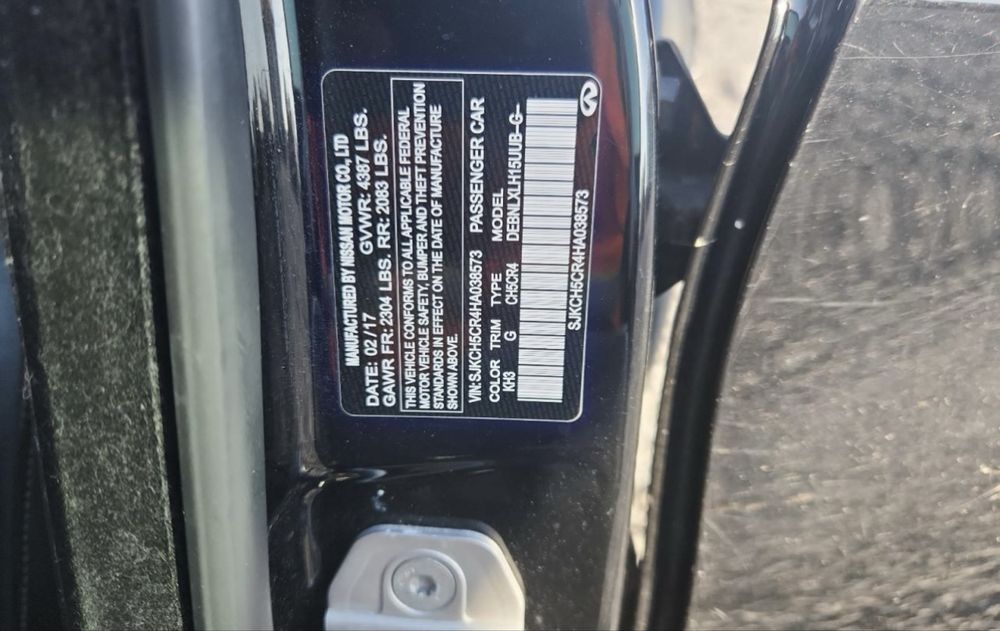 Infiniti QX30 2017 Інфініті Luxury мах комплектація