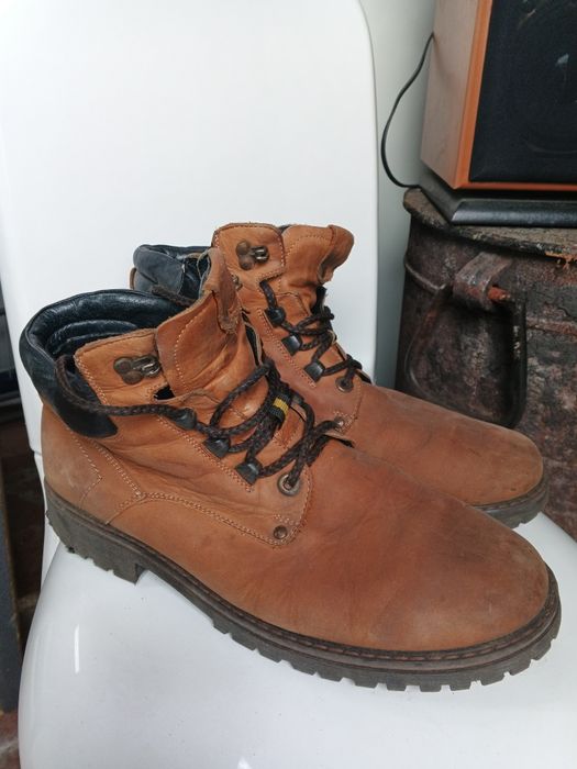 Ботинки мужские кожаные