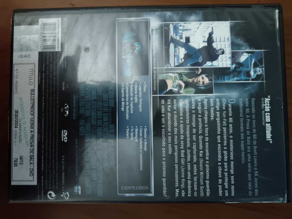 filme dvd original - a prova de bala