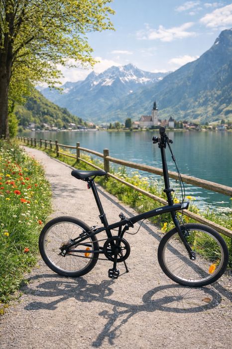 Bicicleta btwin dobrável como nova !