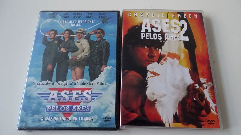 DVD Pack Hot Shots - Ases pelos Ares 1 e 2