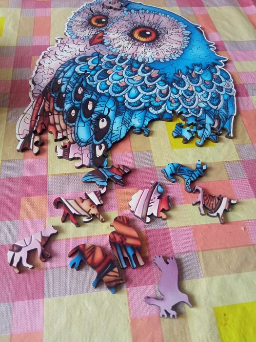 Дерев'яні пазли wooden puzzle side L