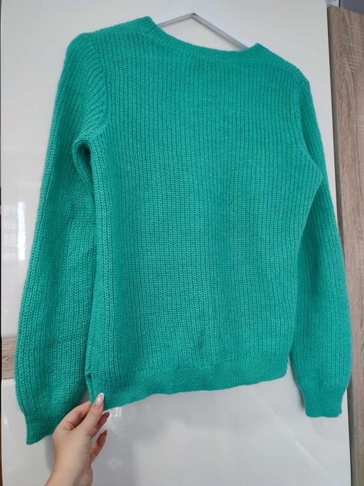 Sweter wełniany moherowy