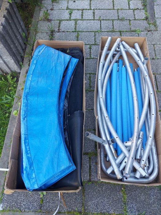 Duża Trampolina Ogrodowa Dla Dzieci 8FTT