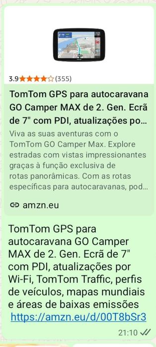 Tenho para vender GPS novo sem uso
