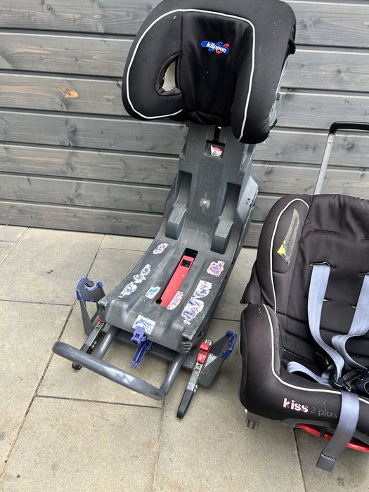 Fotelik samochodowy z bazą 3w1 wózek klippan