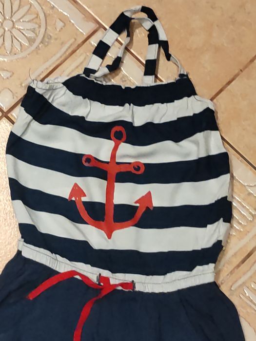 Zestaw marynarski spodnium,kombinezon H&M 116