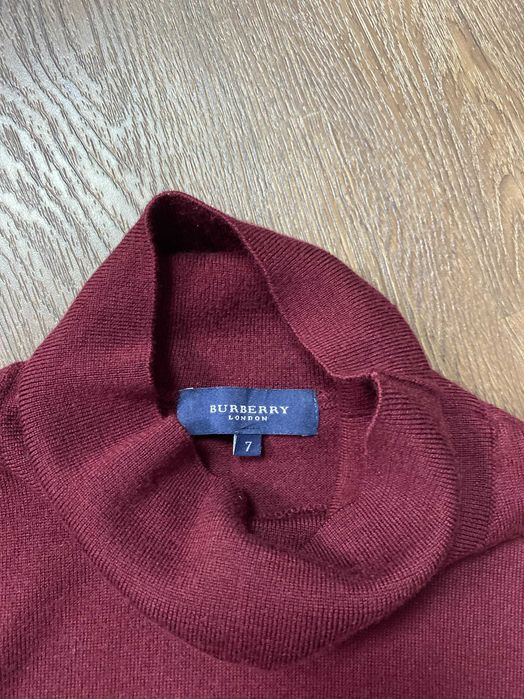 Camisola Gola Alta Burberry London – Bordeaux