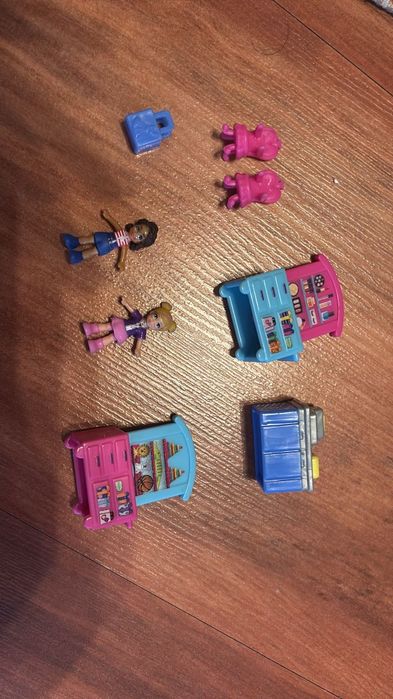 Zestaw Polly pocket zabawek i figurek centrum handlowe plus 2 zestawy