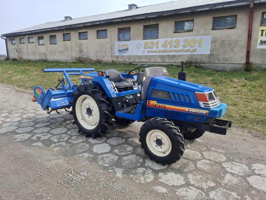 Traktor japoński 4x4 Iseki Landhope 220 piękny stan  wspomaganie