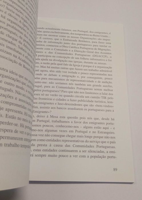Mecanismos específicos de representação de emigrantes