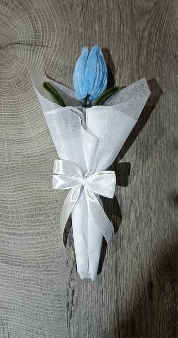 Tulipan, prezent , dzień matki, druciki marcy, drucik kreatywny