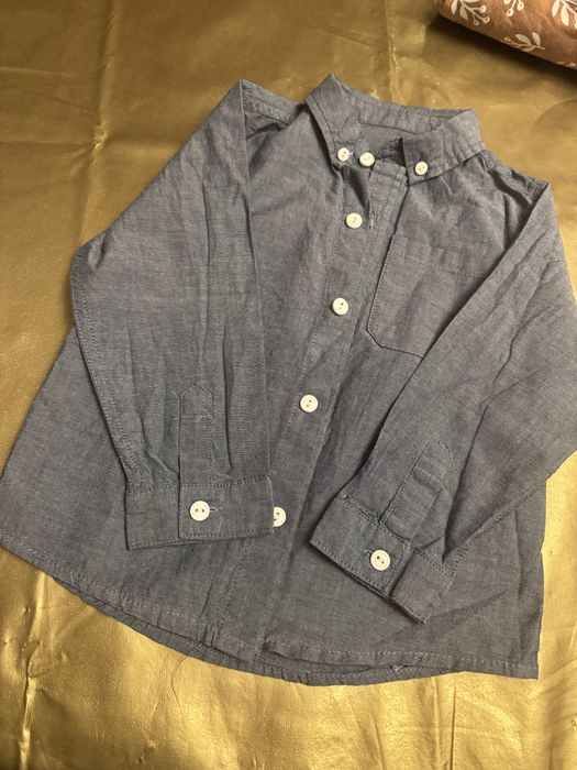 elegancka bawełniana koszula z długim rękawem 92/98. St. Bernard