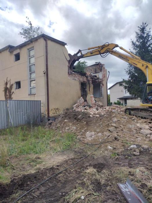 Rozbiórki, wyburzenia budynków TANIO