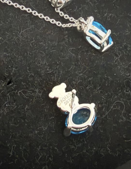Colar e brincos Tous original prata 925