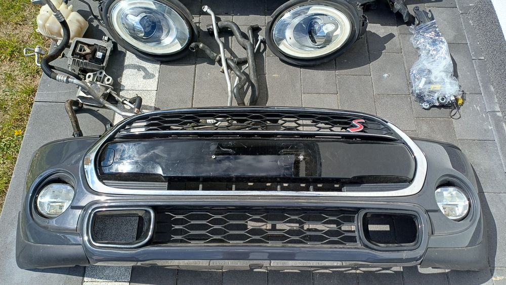 Błotnik Maska zderzak lampa chłodnice mini cooper s F55 F56 F57