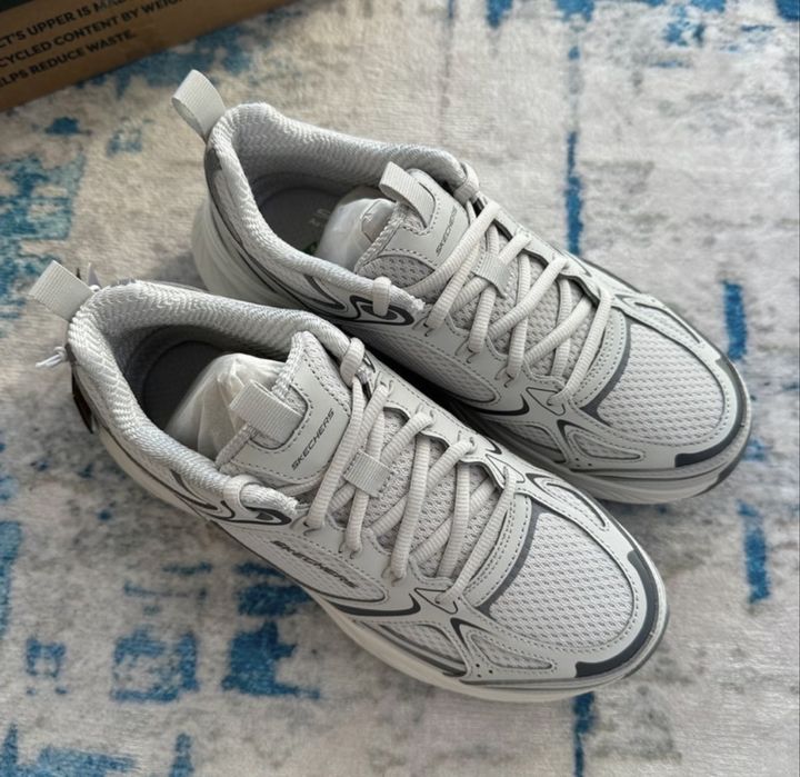 Skechers Edgerride Sneakers Grey Szare Buty Sportowe Relaxed Fit Comf