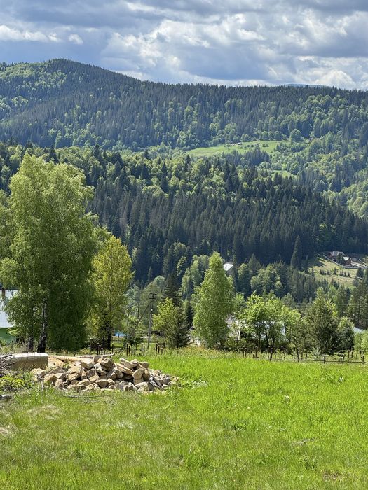 ділянка Карпати,Микуличин біля Буковеля 21сотих під будівництво зі світлом 15 квт