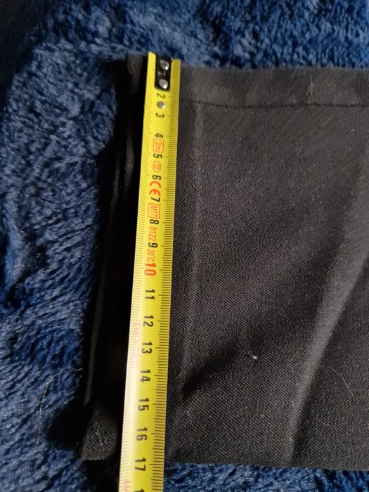 Eleganckie proste spodnie z wysokim stanem L