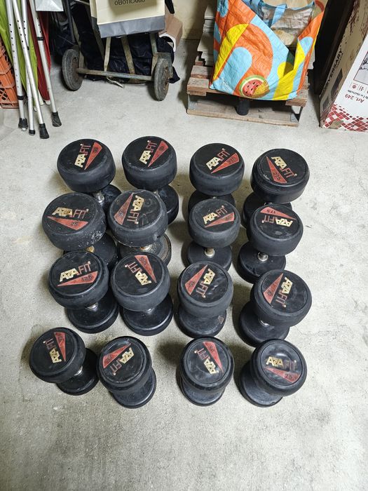 Halteres Profissionais AZAFIT  usados  (295kg)
