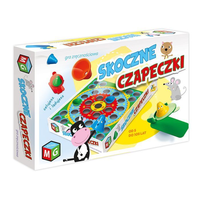 Gra Skoczne Czapeczki Multigra Nowa Nieużywana