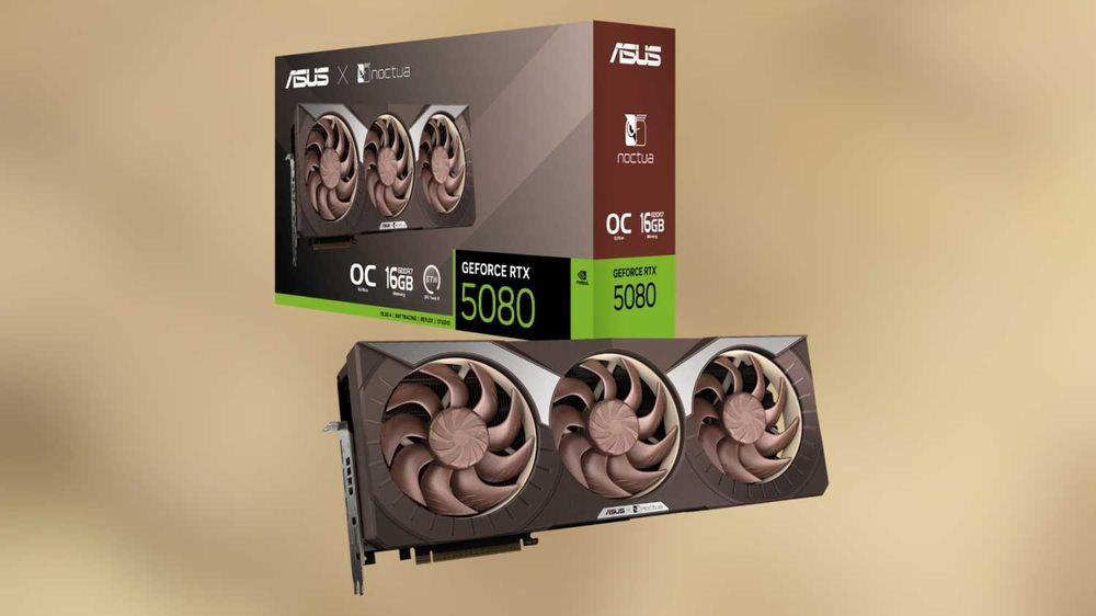 RTX 5080 16GB OC asus noctua edition - selada