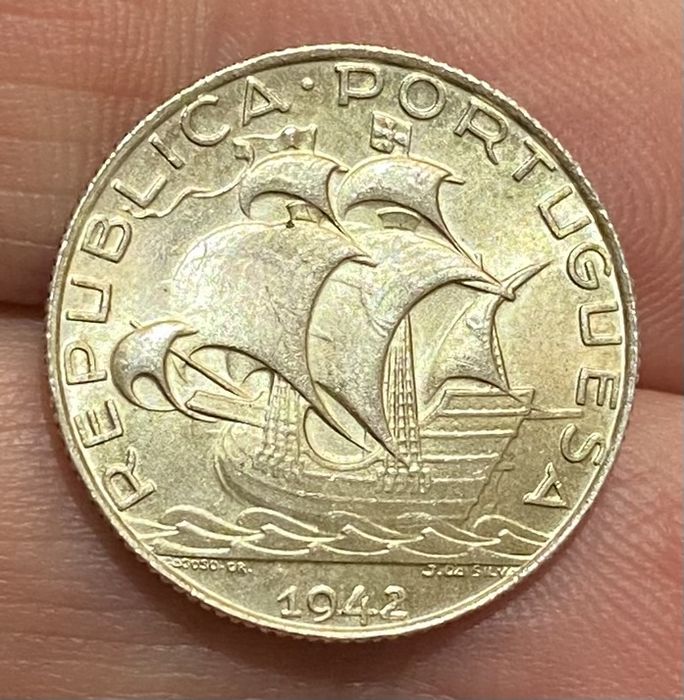 Moeda 2,50 escudos 1942