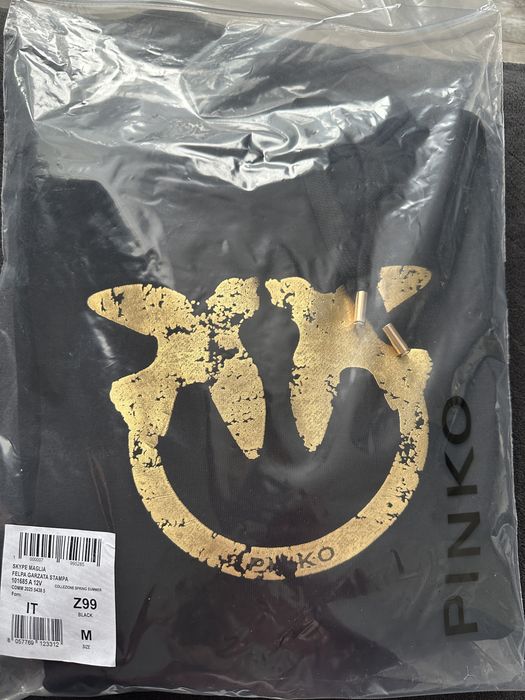 Bluza z kapturem damska pinko M czarna