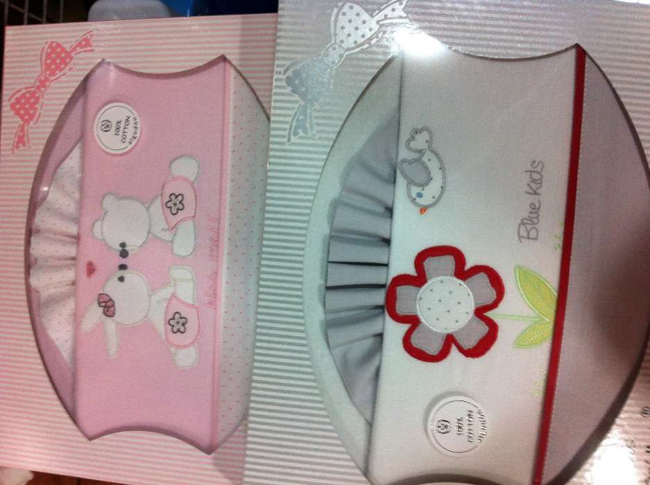 Lençóis de alcofa 100% algodão Novos a estrear