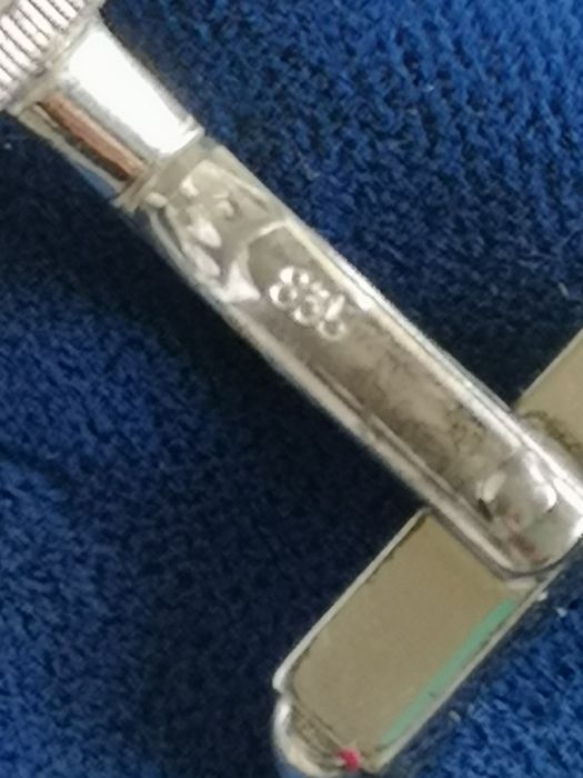 spinki do mankietów srebro vintage