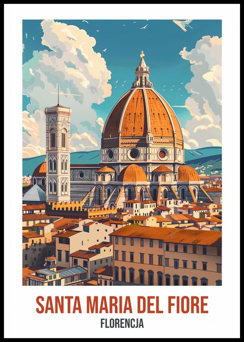 Plakat 59,4x84,1cm Santa Maria Del Fiore