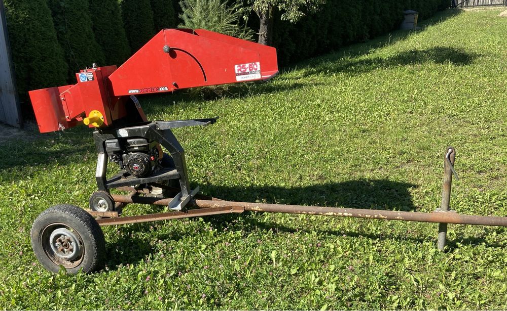 Rębak RS80 na podwoziu