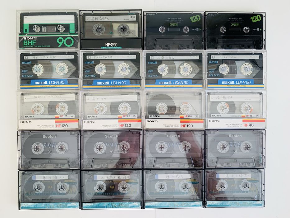 Аудіокасети Maxell UD-1 N, Sony BHF, Denon, Scotch та інші