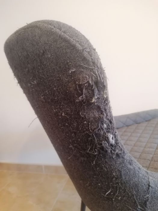 2 cadeiras de sala cinzento escuro