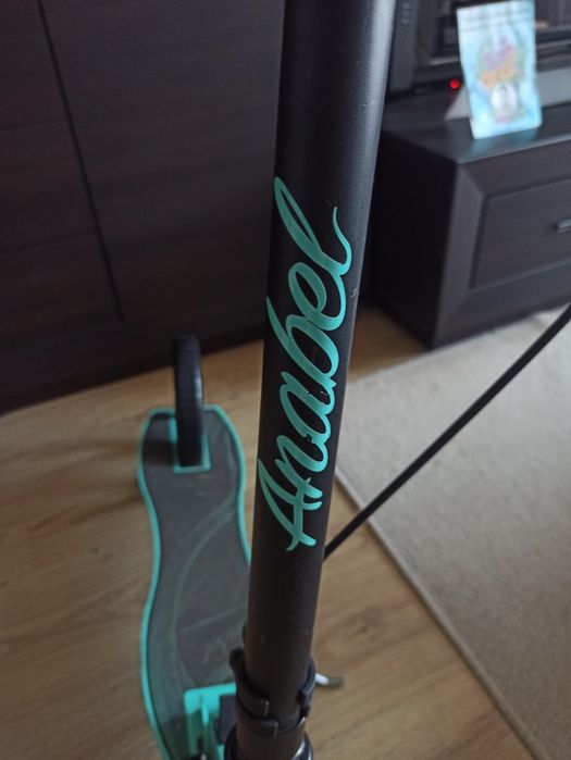 Hulajnoga Składana Raven Anabel Black/Mint z hamulcem