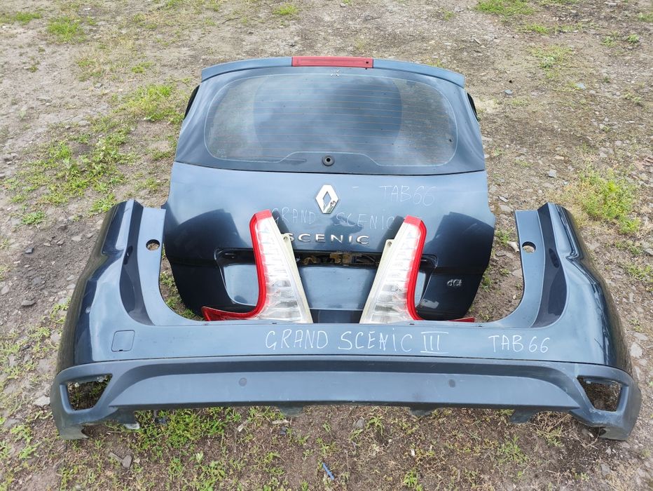 Renault Grand Scenic III 2009-2015 кришка багажника колір TAB66