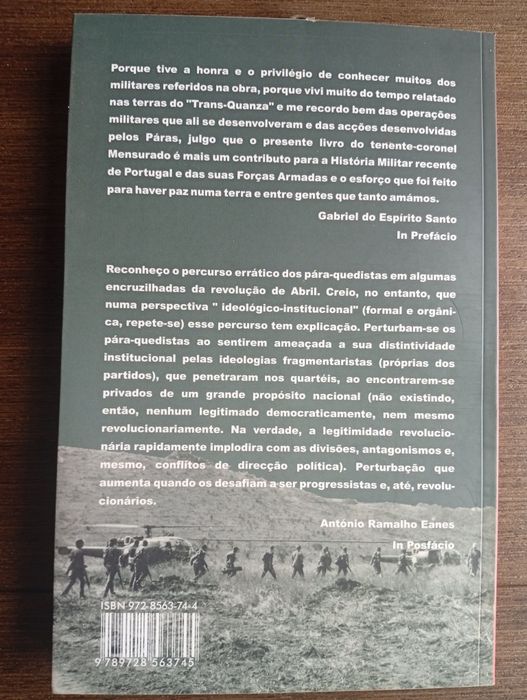 livro "Os Páras na Guerra"