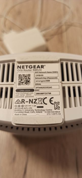 Router Netgear Orbi RBR-20+RBW-30