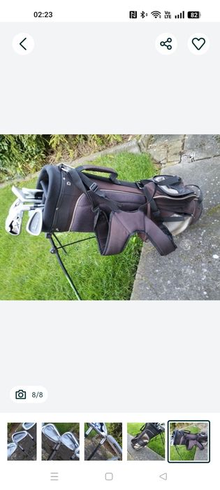 Kije golfowe Wilson i Callaway z torbą