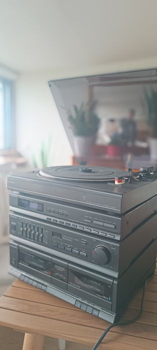 Aparelhagem Clássica Panasonic SA-HM35L COMPLETA (C/ Vinil, Duo Casset