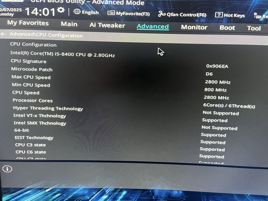 Processador i5-8400 2.80GHz