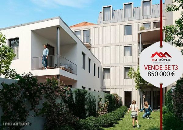 Apartamento T3 Duplex | Nova Construção | Cedofeita | Luxo | Varanda |