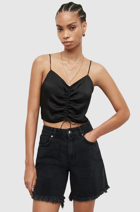 Top ze ściągaczem czarny AllSaints 40