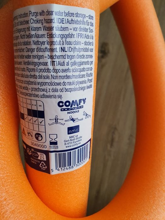 Makaron do nauki pływania Pomarańczowy