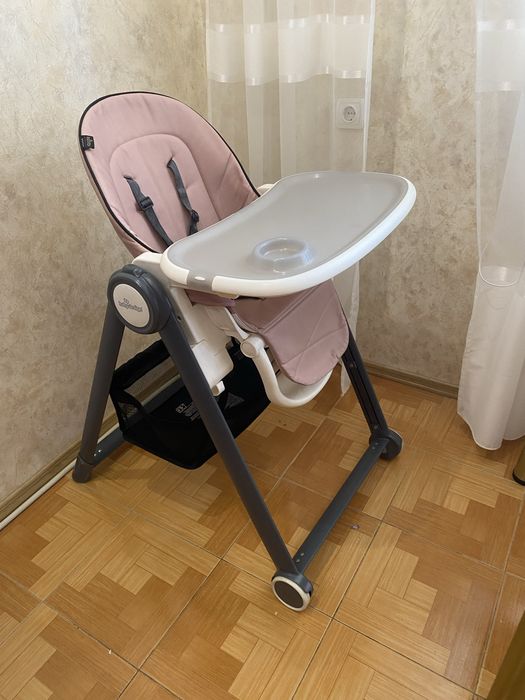 Стільчик для годування Baby Design | регулювання висоти | 5-точковий ремінь
