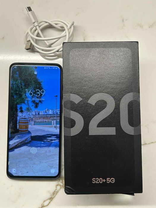 Samsung Galaxy S20 Plus 5G Cosmic Black bardzo dobry