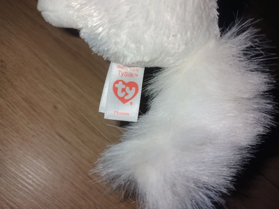 Lisek biały Ty pluszak maskotka nowy